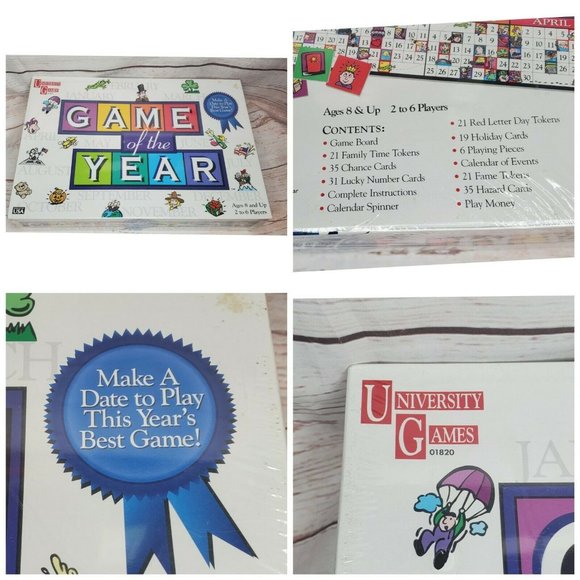 University Games 1997 Game of the Year Fun Family Board Game - NEW/ SEALED - Picture 3 of 9